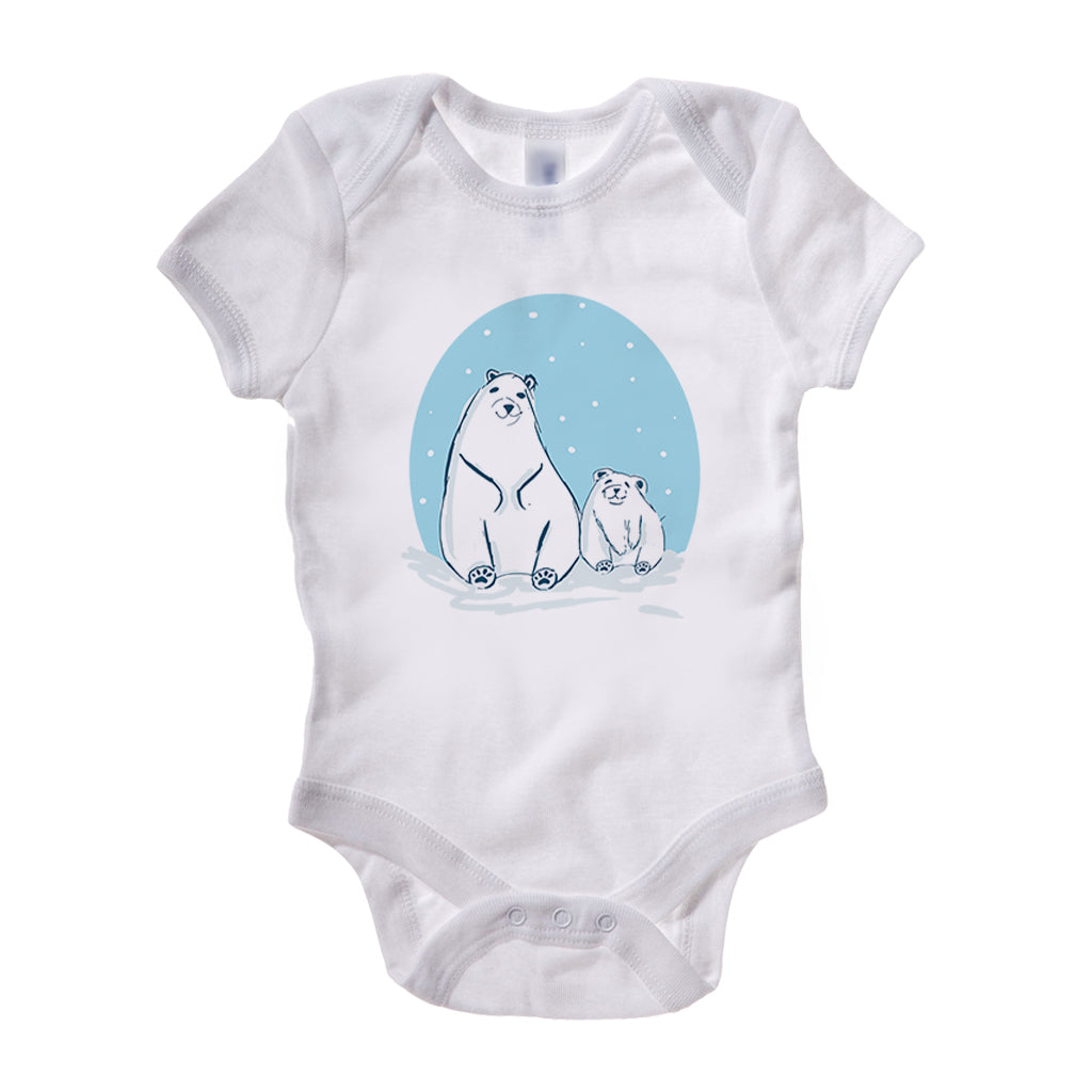 Mum and Baby Polar Bear Baby Grow