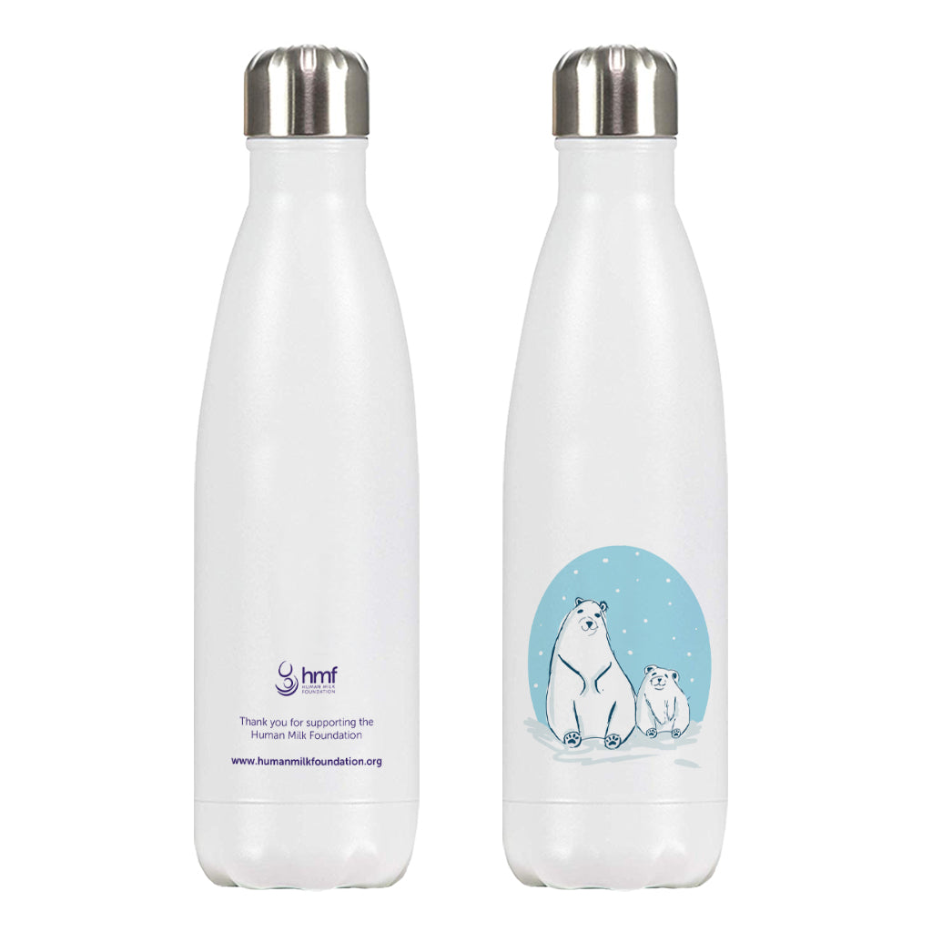 Mum and Baby Polar Bear Premium Water Bottle