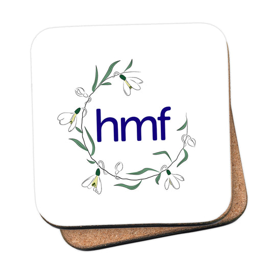 HMF Surrounded by Snowdrops Coaster