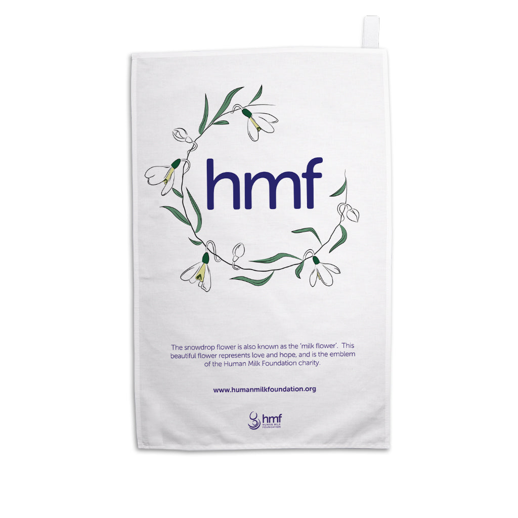 hmf with Flowers Tea Towel