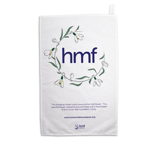HMF Surrounded by Snowdrops Tea Towel