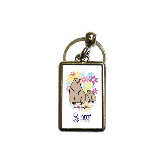 Mama Bear Metal Keyring