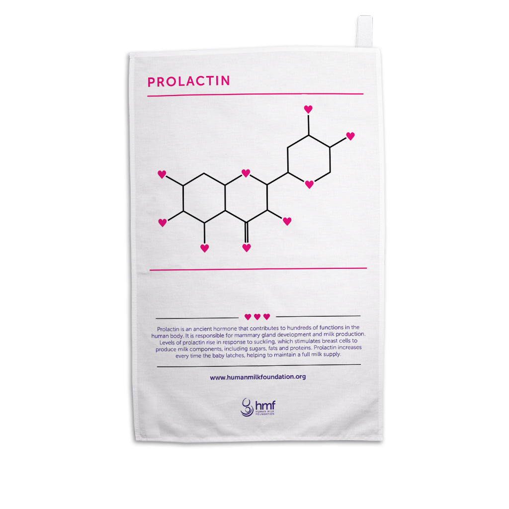 Prolactin DNA Structure Tea Towel