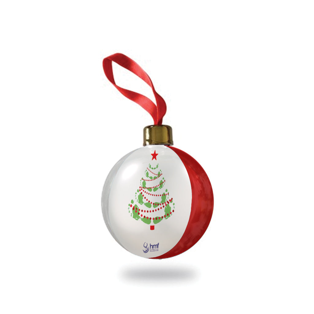 Footprints Christmas Tree Bauble