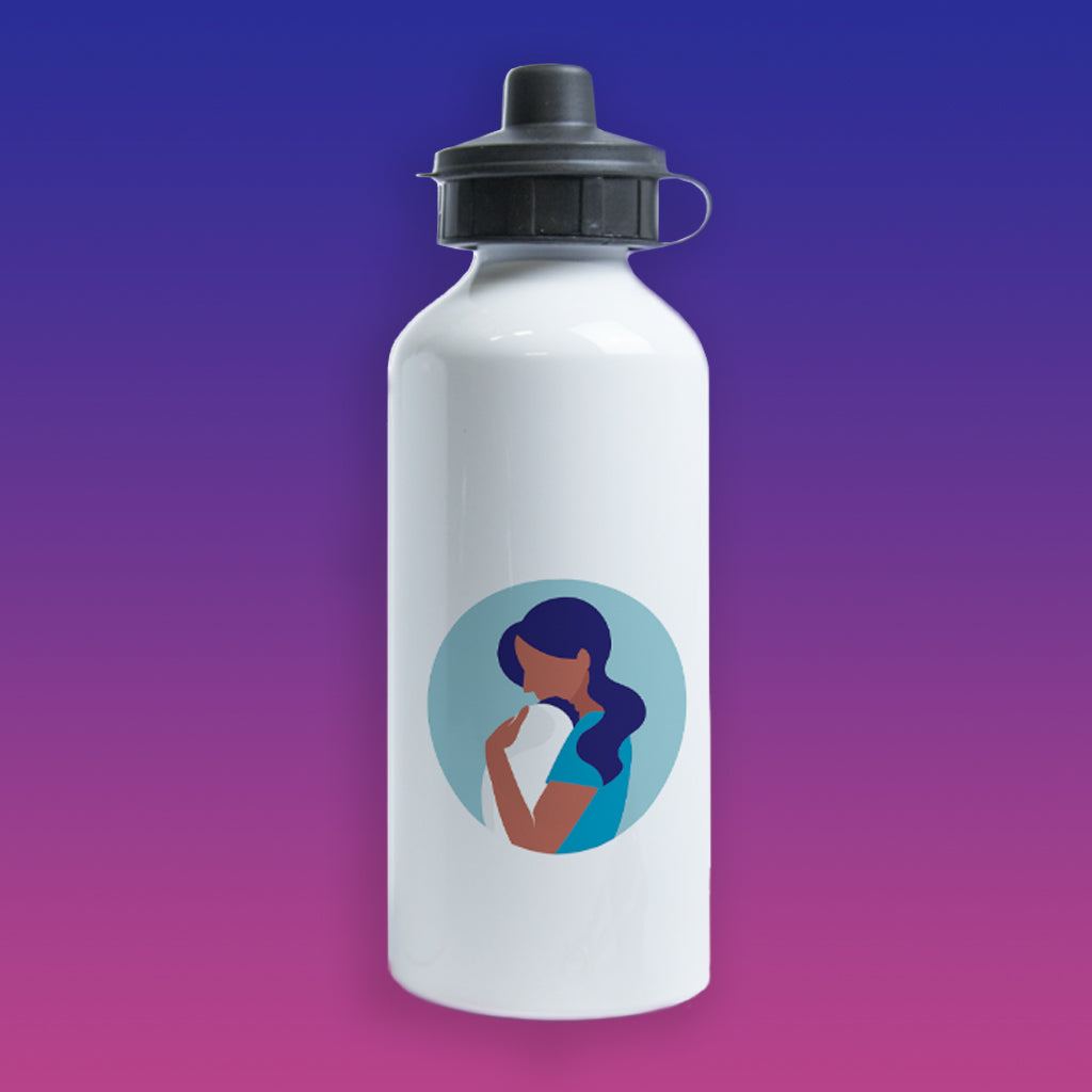 Mum with Baby Version 2 Water Bottle