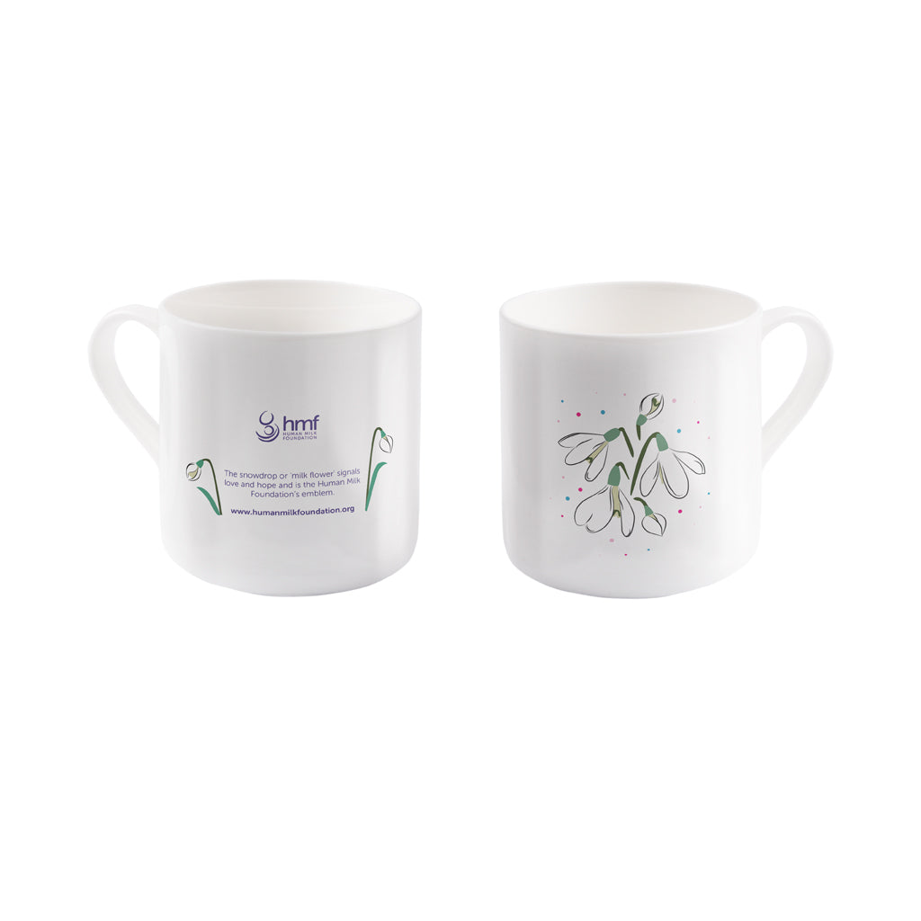 Snowdrop Milkflower Bone China Mug