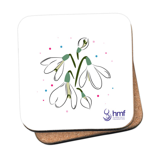 Snowdrops - Twinkly Dots Coaster