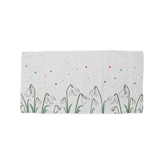 Snowdrops - Spring has Sprung Beach Towel