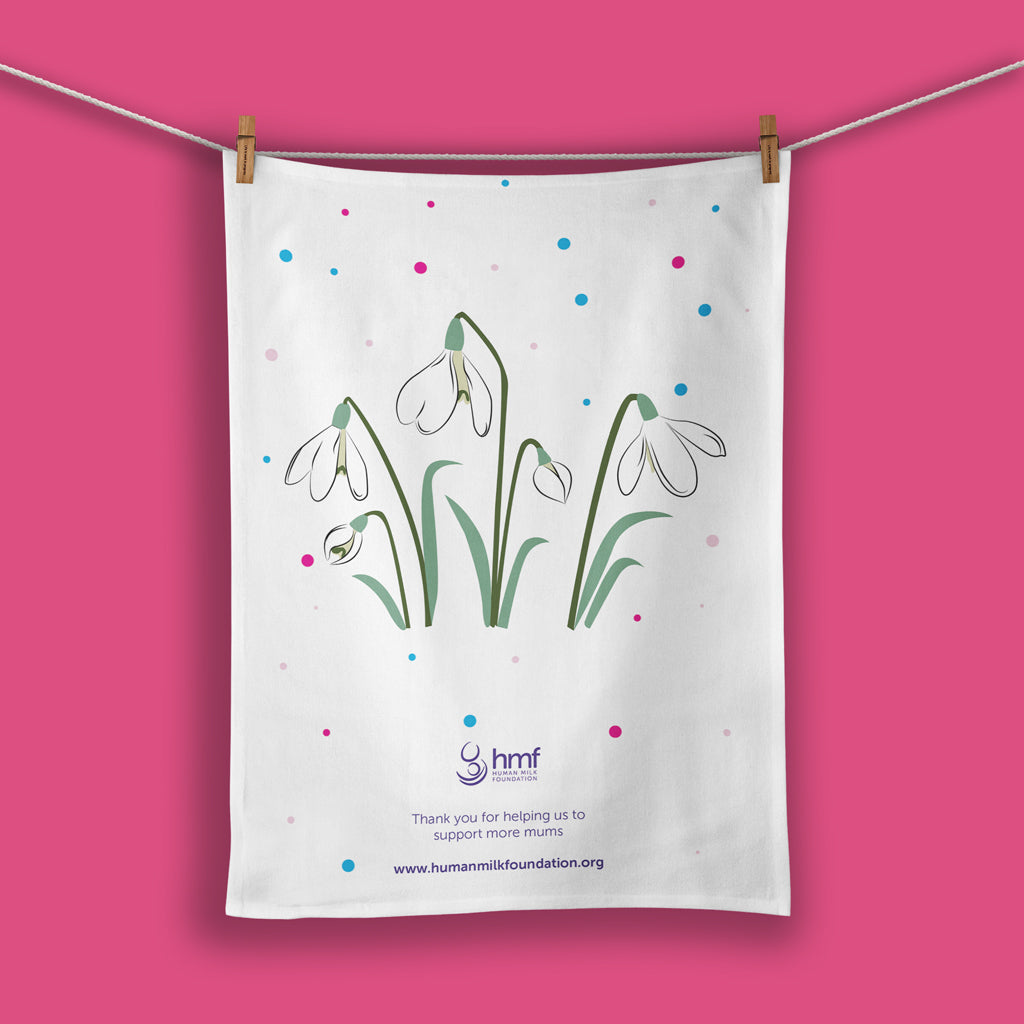 Milkflower Tea Towel