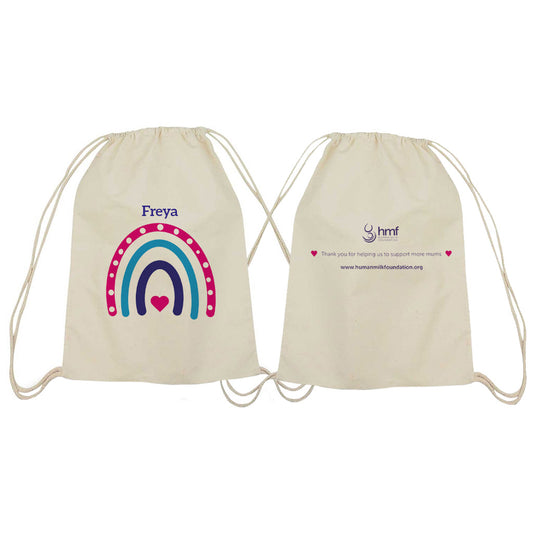 Bag Llinyn Personol Enfys