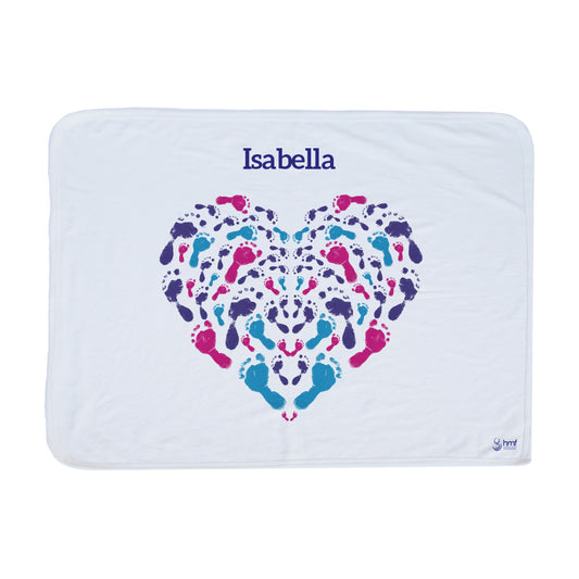 Little Heart Personalised Blanket