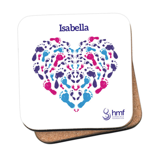 Little Heart Personalised Coaster