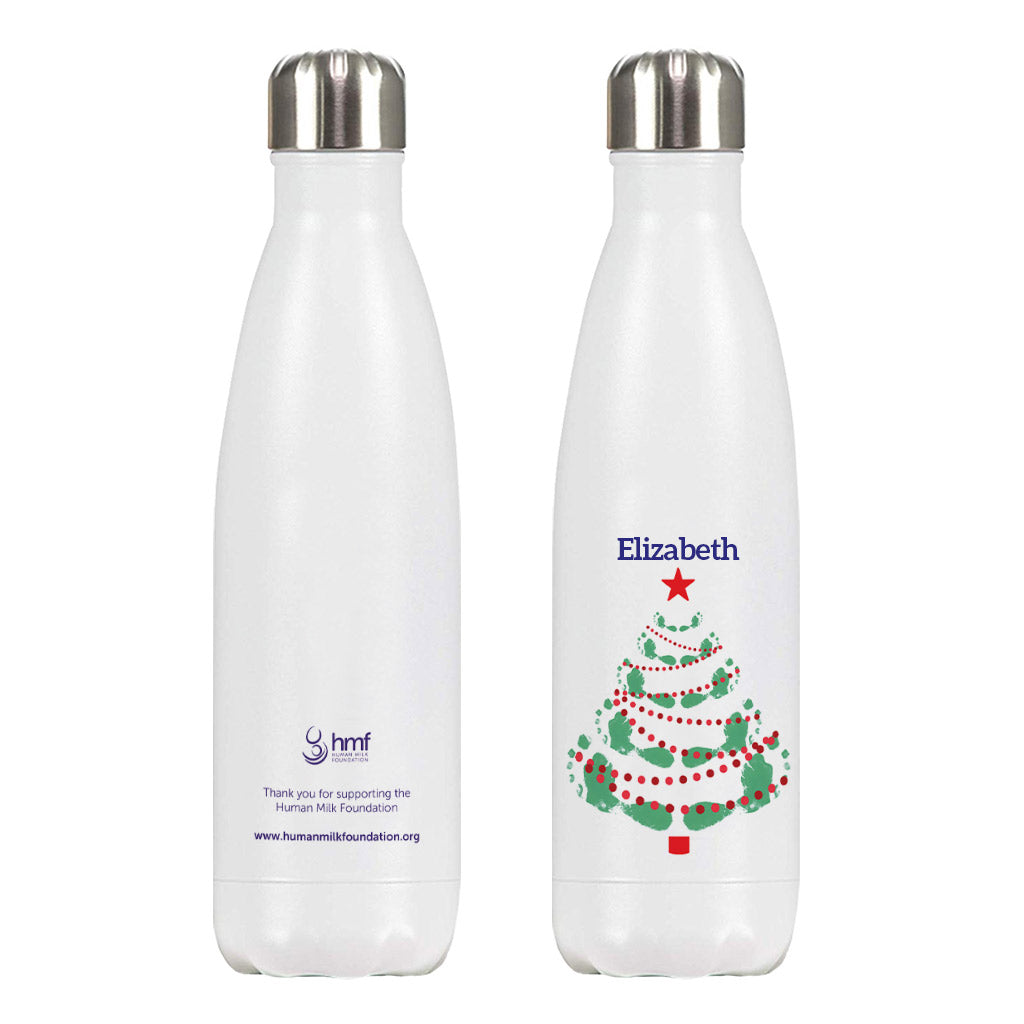 Christmas Tree Personalised Premium Water Bottle