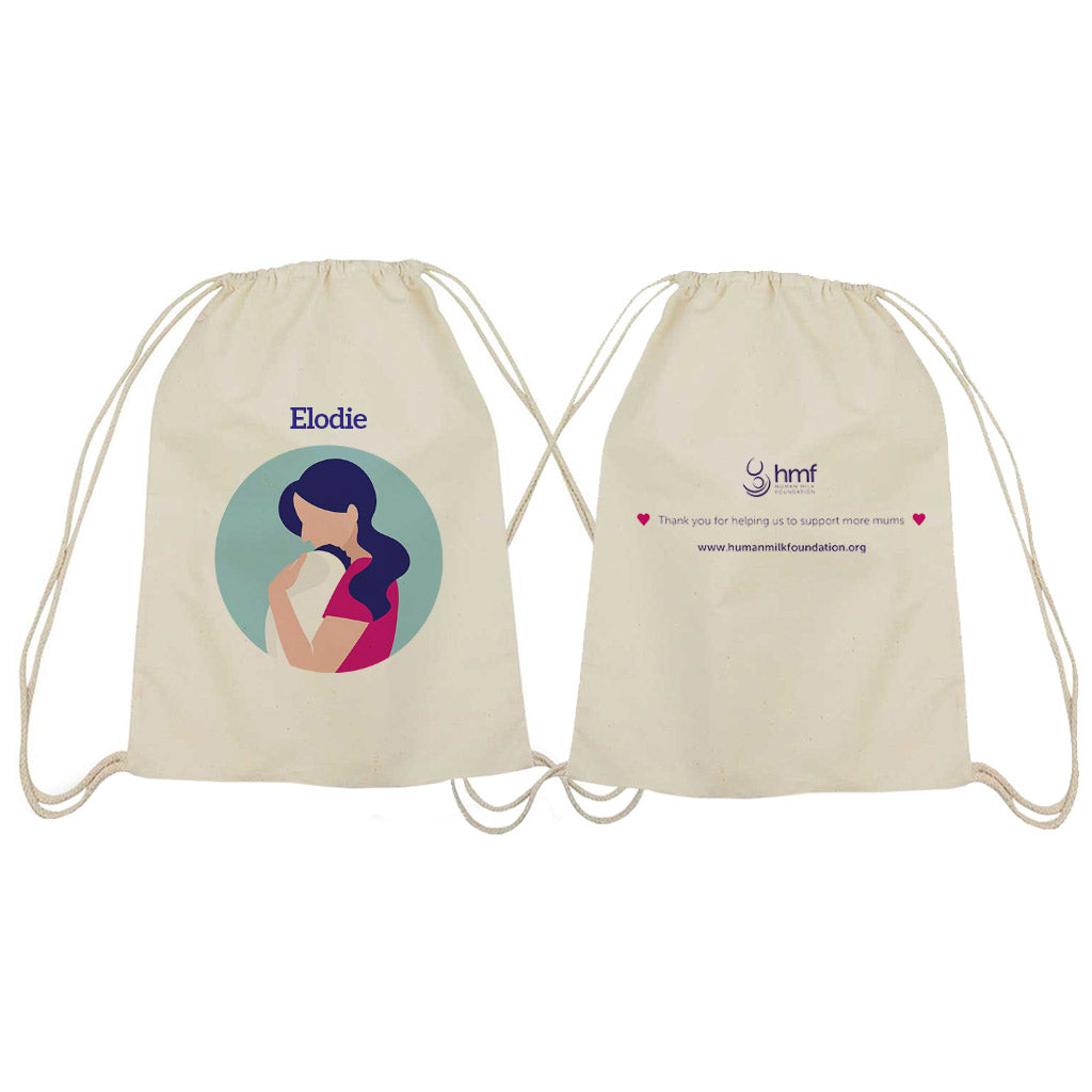 Special Mum and Baby Design 1 Personalised Drawstring Bag