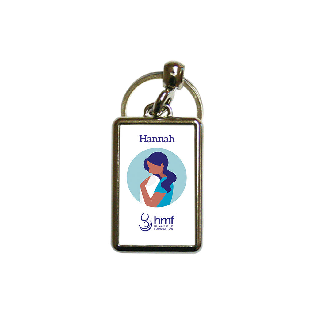 Special Mum and Baby Design 2 Personalised Metal Keyring