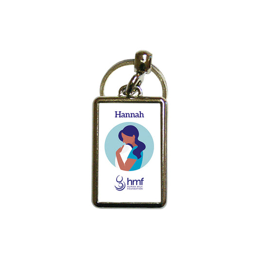Special Mum and Baby Design 2 Personalised Metal Keyring