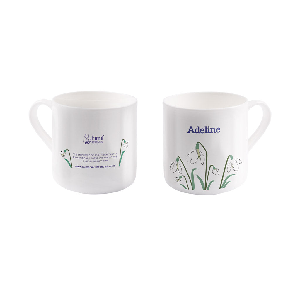 Snowdrops - Spring has Sprung Personalised Bone China Mug