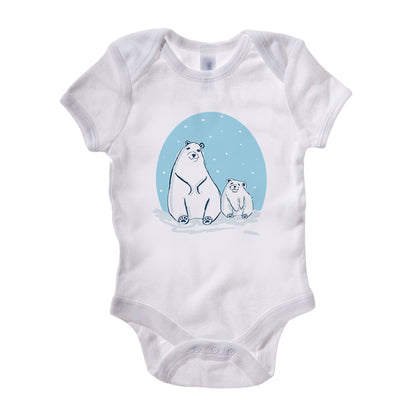 Mum and Baby Polar Bear Baby Grow