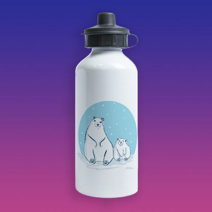 Mum and Baby Polar Bear Water Bottle