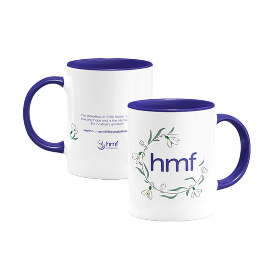 hmf with Flowers Porcelain Mug