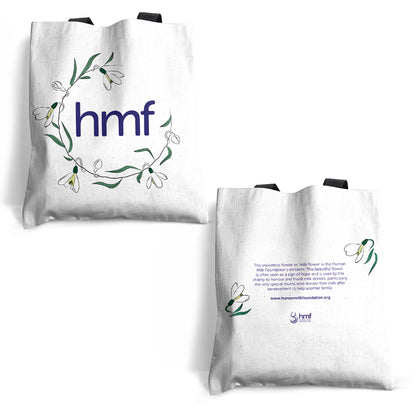 hmf with Flowers Tote Bag