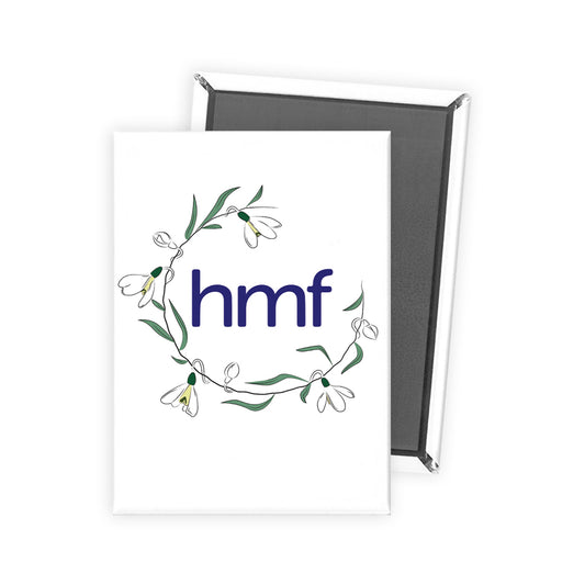 hmf with Flowers Ref Magnet