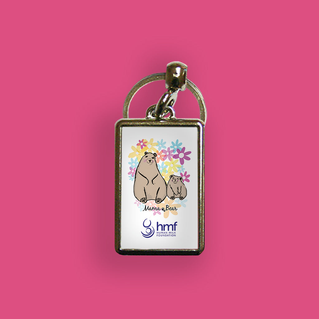 Mama Bear Metal Keyring