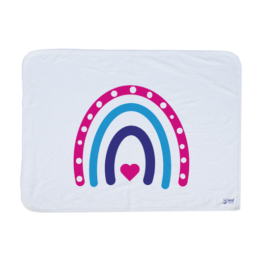 Rainbow Heart Blanket
