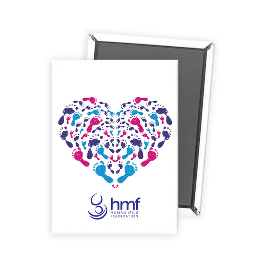 Footprints Heart Ref Magnet