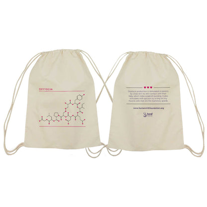 Oxytocin DNA Structure Drawstring Bag