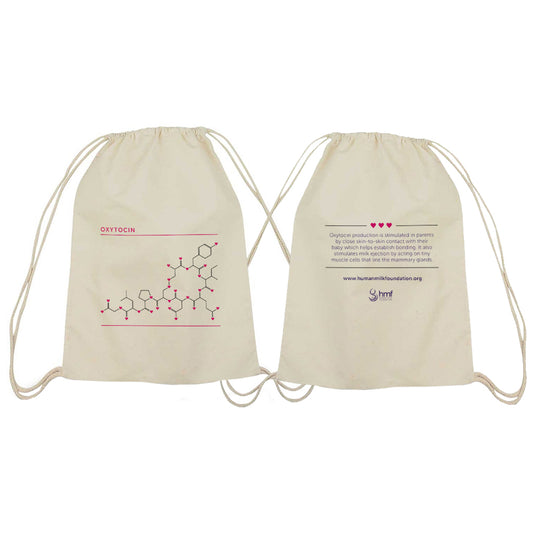 Oxytocin DNA Structure Drawstring Bag