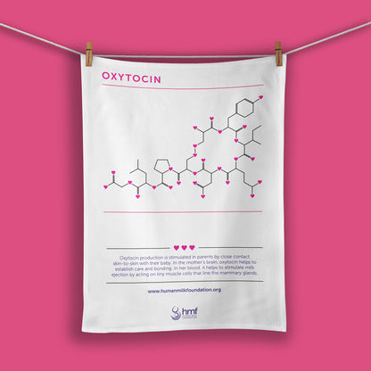 Oxytocin DNA Structure Tea Towel