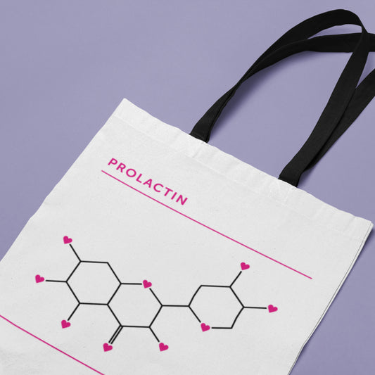 Prolactin DNA Structure Tote Bag