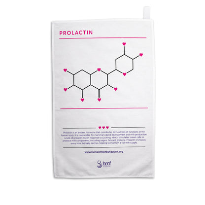 Prolactin DNA Structure Tea Towel
