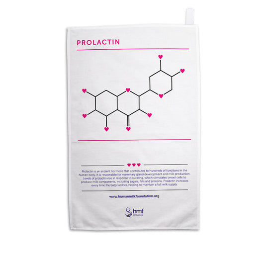 Prolactin DNA Structure Tea Towel