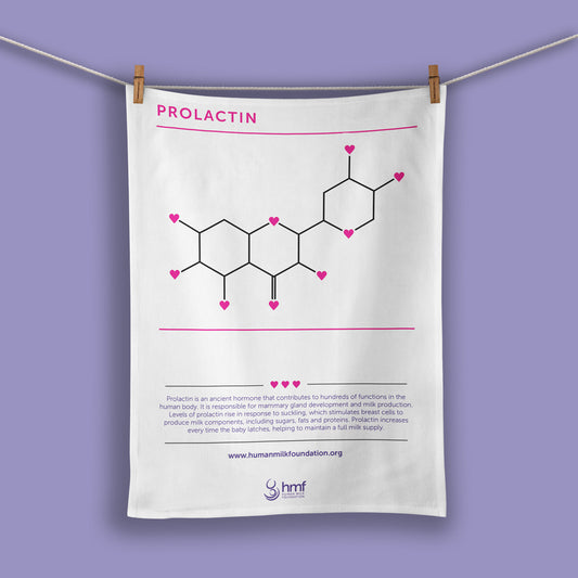 Prolactin DNA Structure Tea Towel