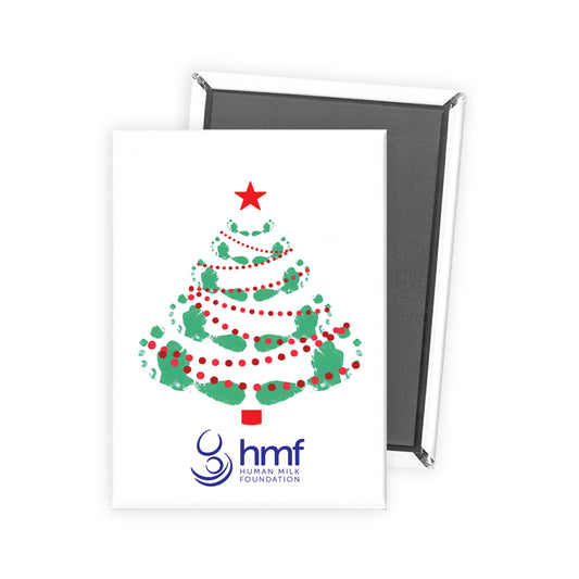 Footprints Christmas Tree Ref Magnet