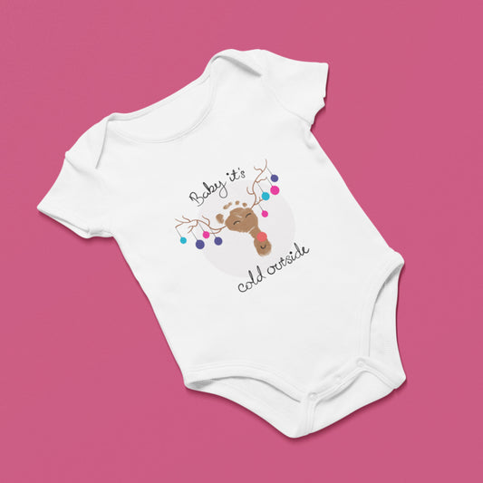 Baby It's Cold Outside Baby Grow