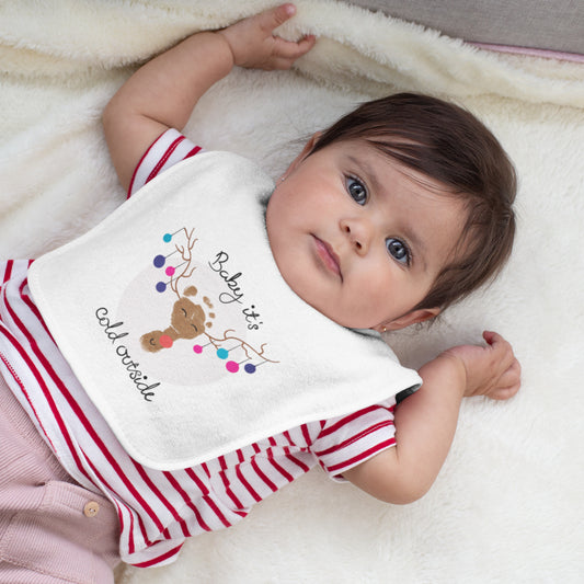 Baby It's Cold Outside Baby Bib