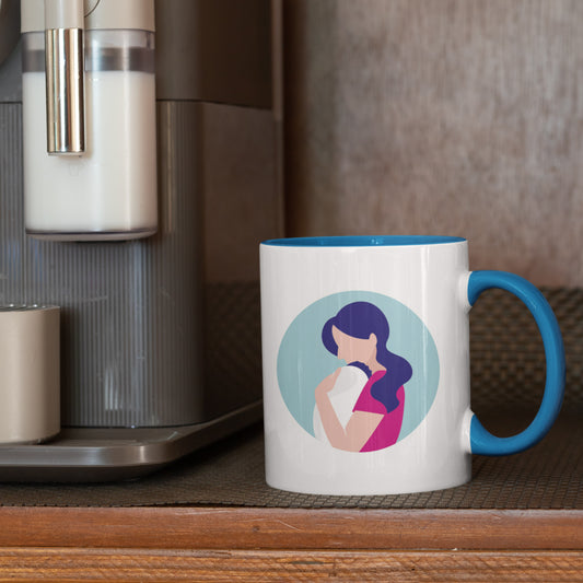 Mum with Baby Version 1 Porcelain Mug