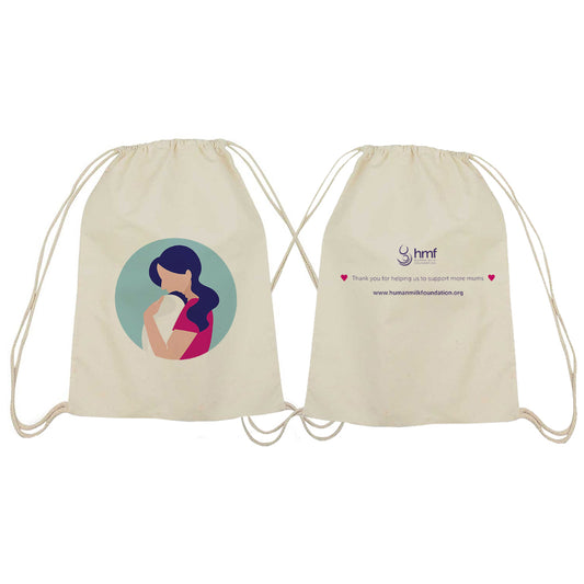 Mum with Baby Version 1 Drawstring Bag