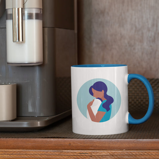 Mum with Baby Version 2 Porcelain Mug