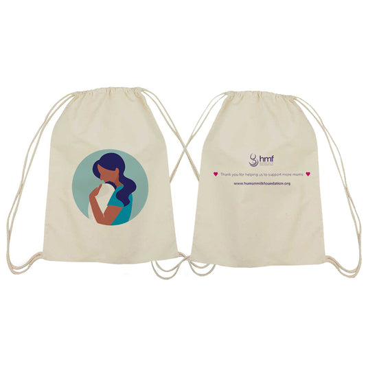 Mum with Baby Version 2 Drawstring Bag