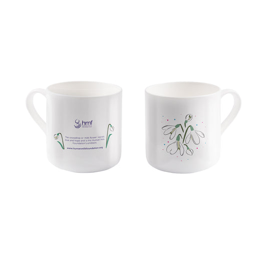 Snowdrop Milkflower Bone China Mug