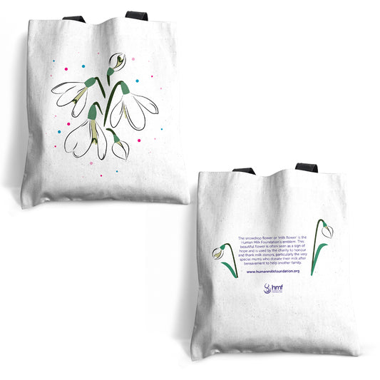 Snowdrop Milkflower Tote Bag