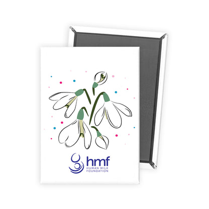 Snowdrops - Twinkly Dots Fridge Magnet