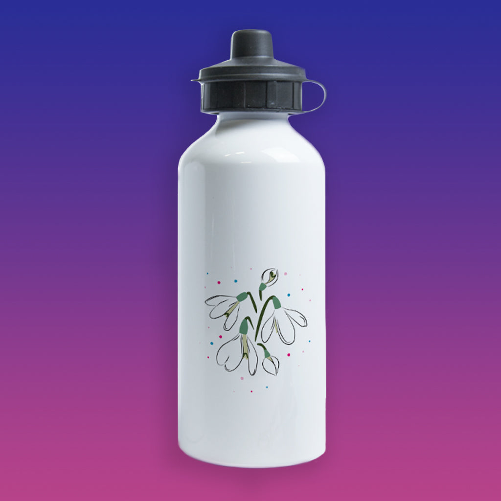 Snowdrops - Twinkly Dots Water Bottle