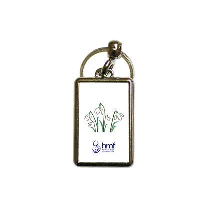 Milkflower Metal Keyring