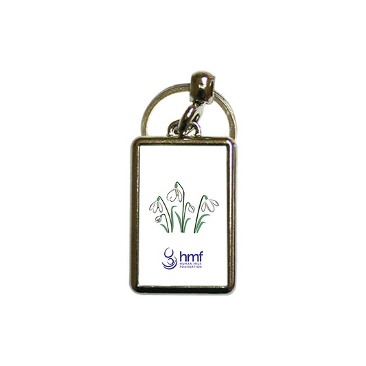Milkflower Metal Keyring