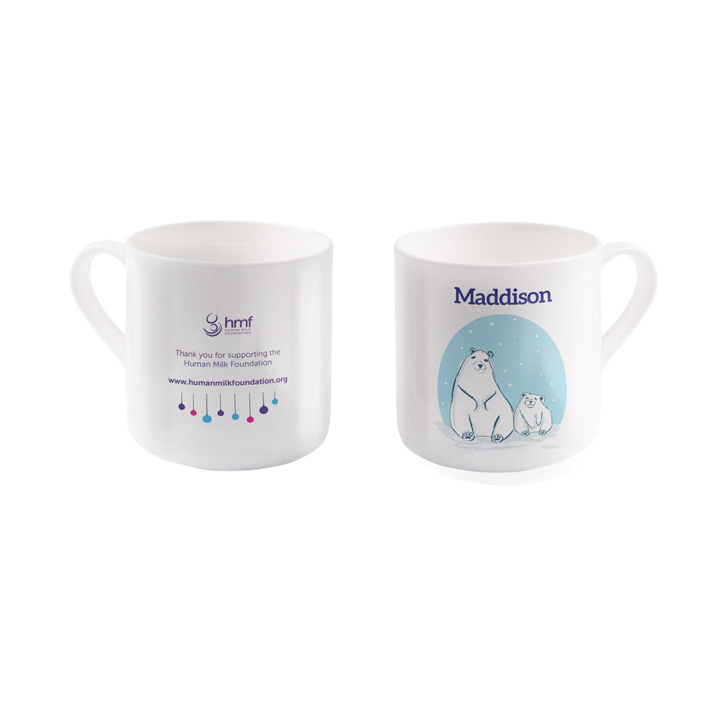 Winter Bears Personalised Bone China Mug